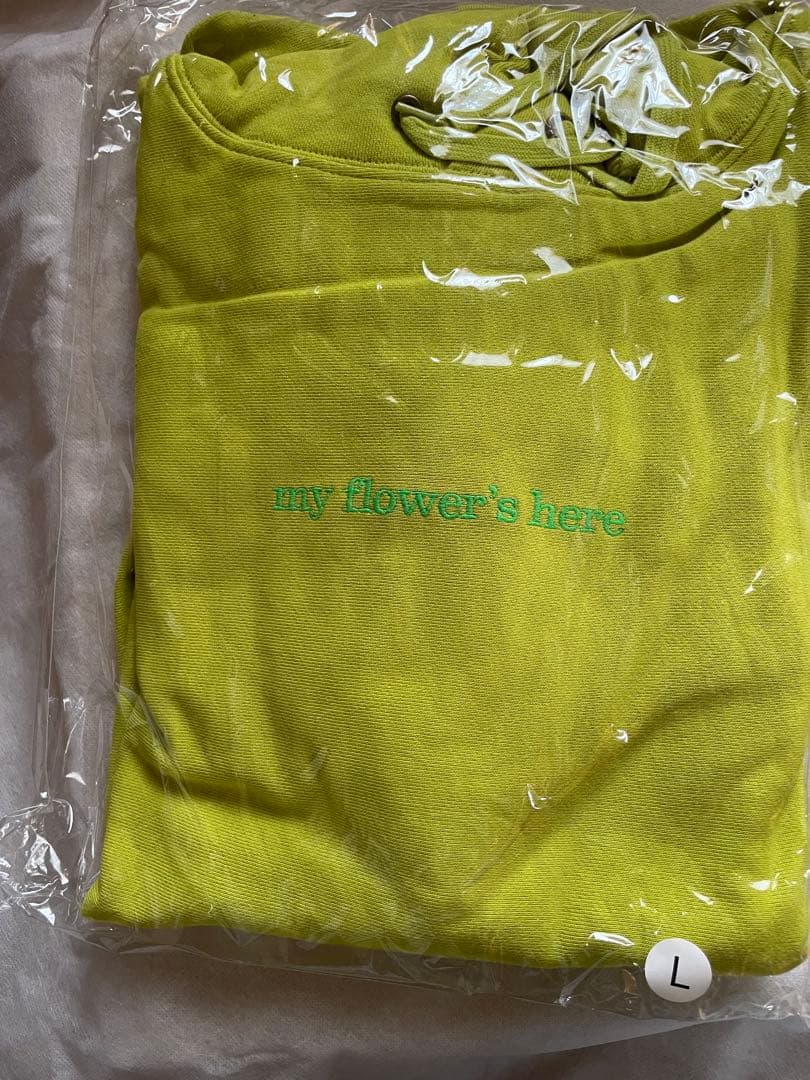 【未使用】藤井風　my flower's here フーディ　パーカー　L