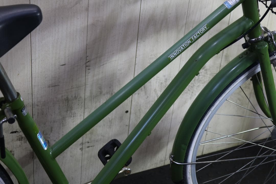 INNOVATION FACTORY 26インチ 軽快シティークロス GREEN
