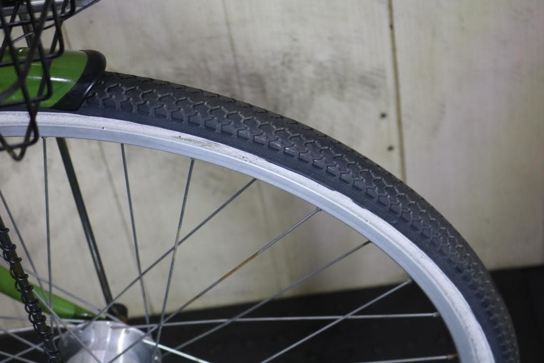 INNOVATION FACTORY 26インチ 軽快シティークロス GREEN