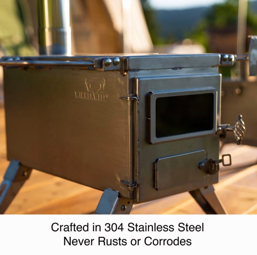美品 WINNERWELL Nomad View M 薪ストーブ 煙突セット