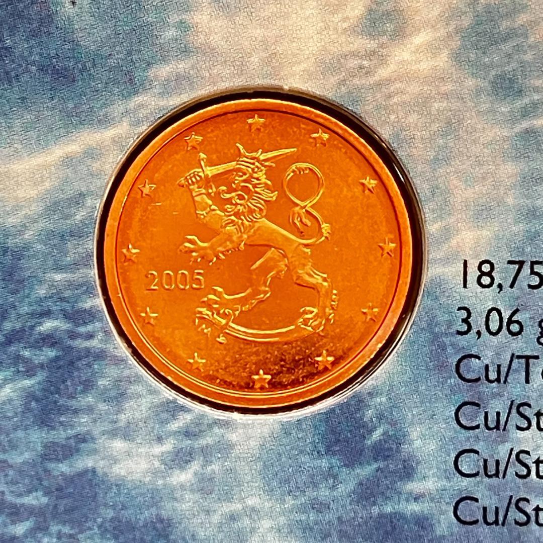 フィンランド 記念硬貨セット 2005年発行　ホッキョクギツネ