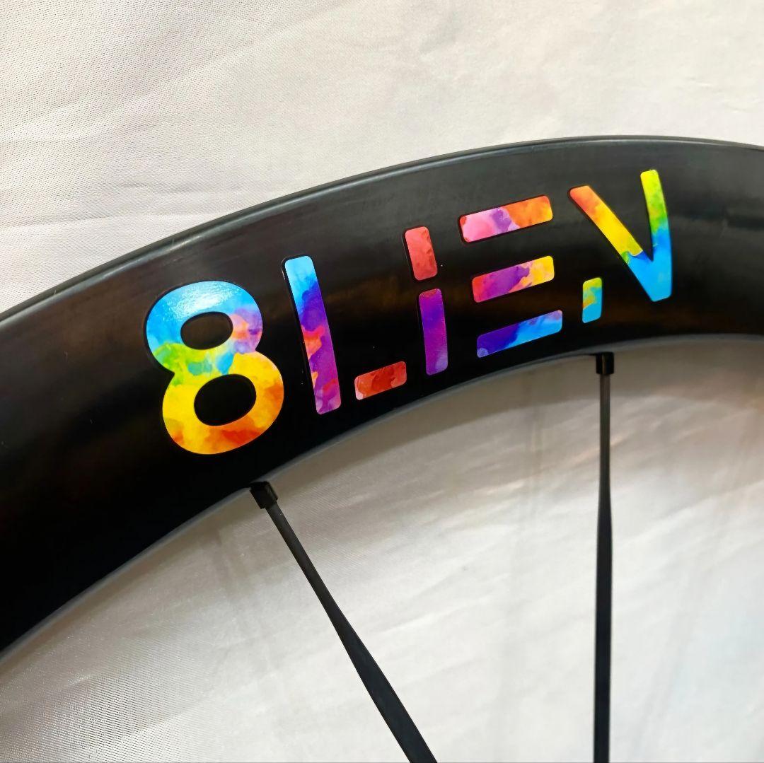 【新品】8LIEN（エイリアン）L5 カーボンホイール（カラフルデカール）