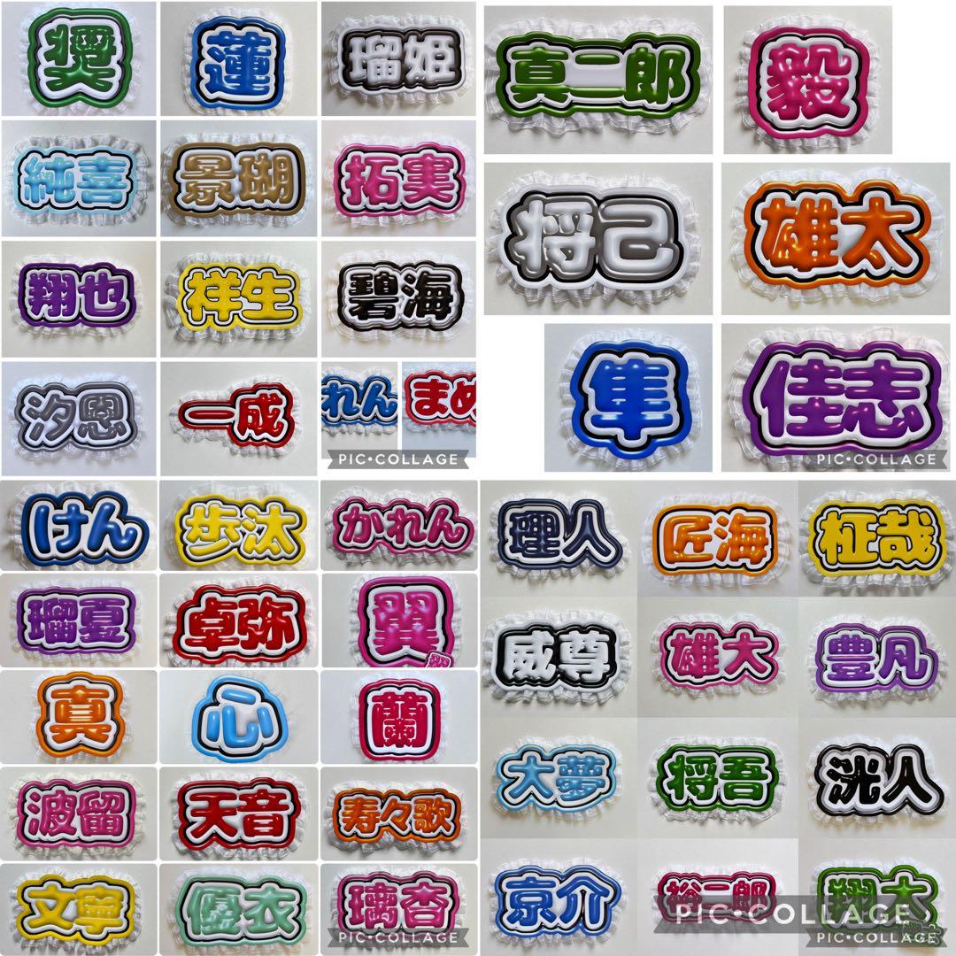 【オーダーページ】☘ぷっくり 応援ボード ネームボード ミニネ付 ハンドメイド