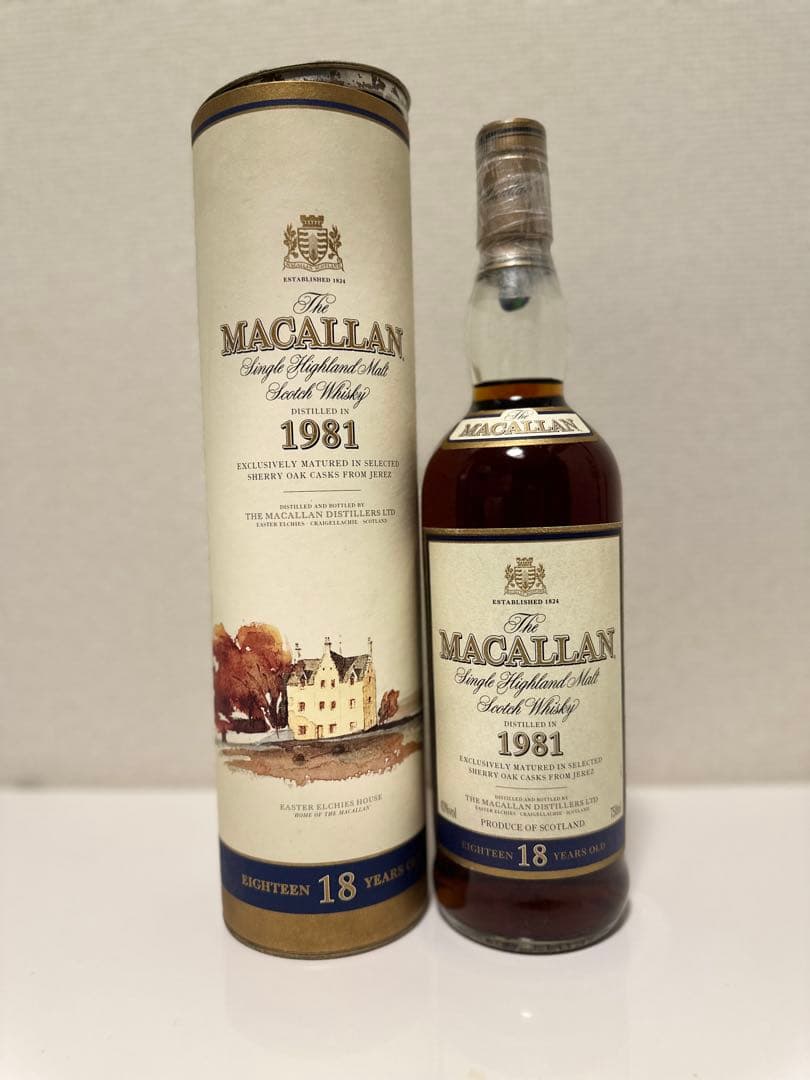 MACALLAN 1981 18年 シングルモルトウイスキー