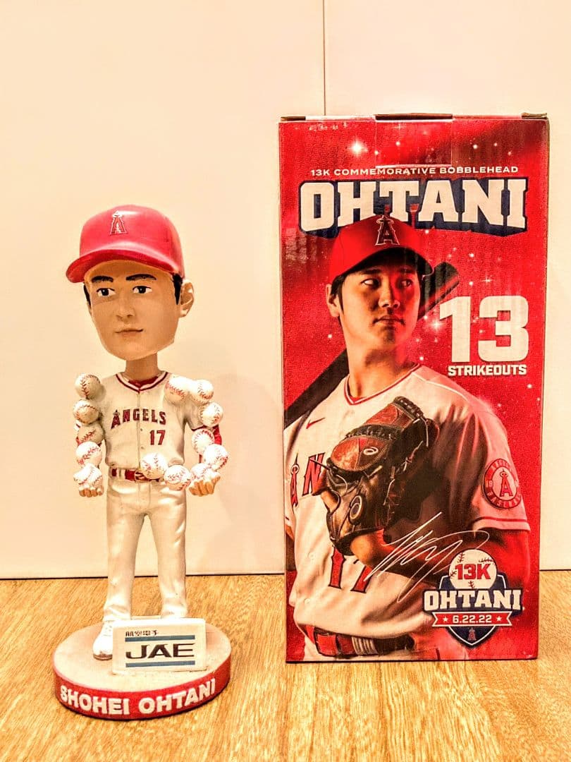 大谷翔平 エンゼルス 13K 奪三振 達成記念 航空電子 非売品