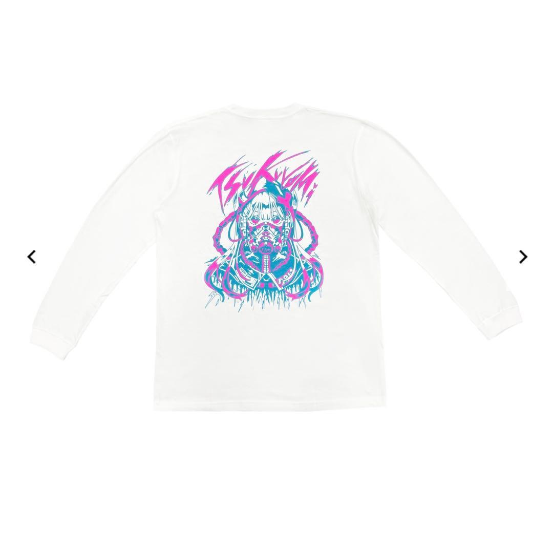 月詠み ANOTHER MOON ロングTシャツ ホワイト