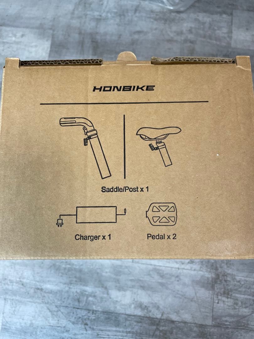 HONBIKE チェーンレス 電動アシスト自転車 ブラック