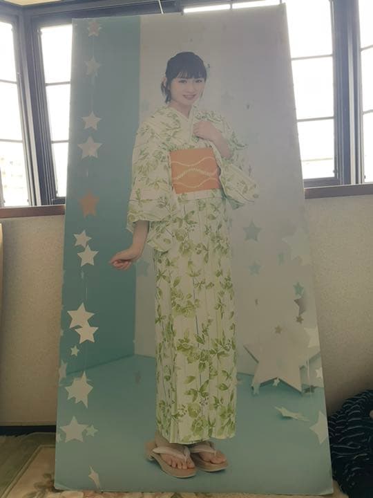 2018 真夏の全国ツアー　井上小百合　浴衣等身大パネル