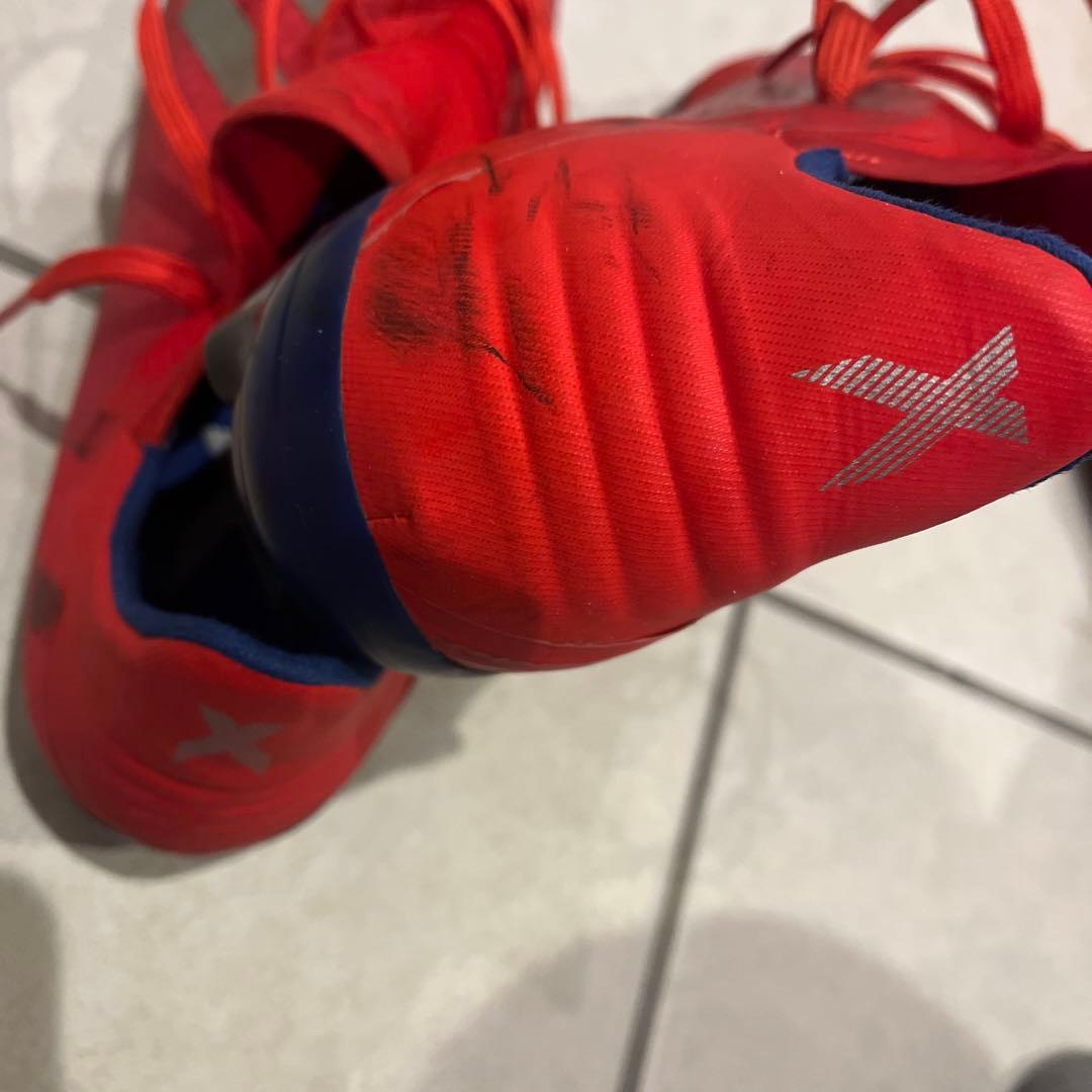 adidas アディダスX18.2 HGソール　1度使用のみ　サイズ27.0