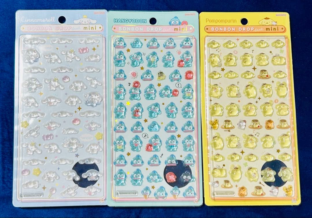 正規品　ボンボンドロップシールミニ7点含む、サンリオ系シール26点セット