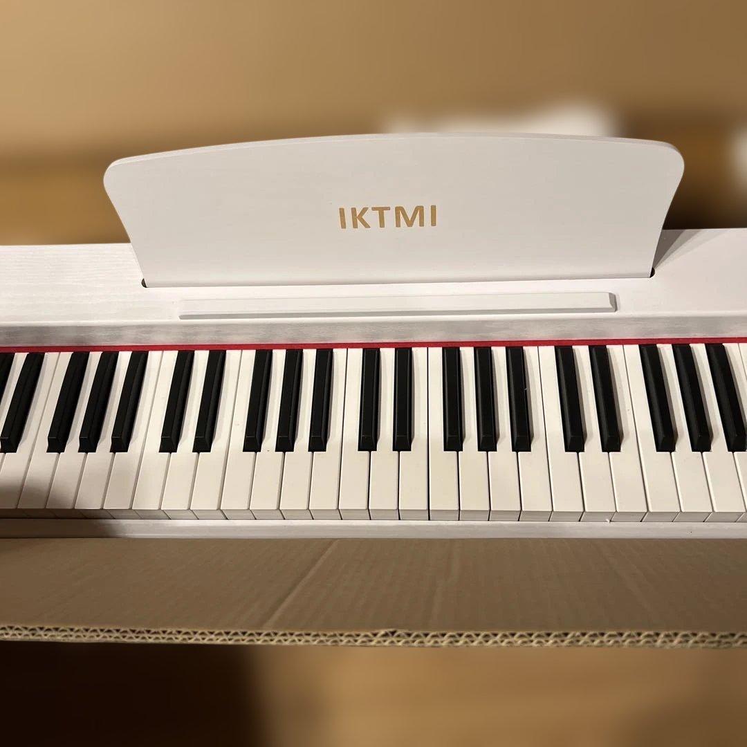I K T M I電子ピアノ木製白