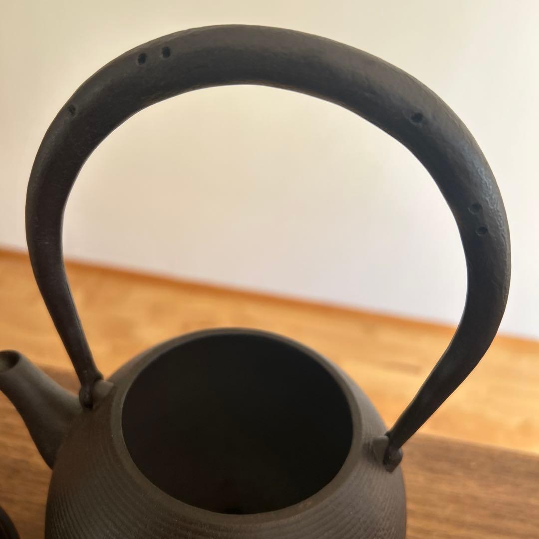新品未使用　希少な鈴木盛久　日の丸形鉄瓶