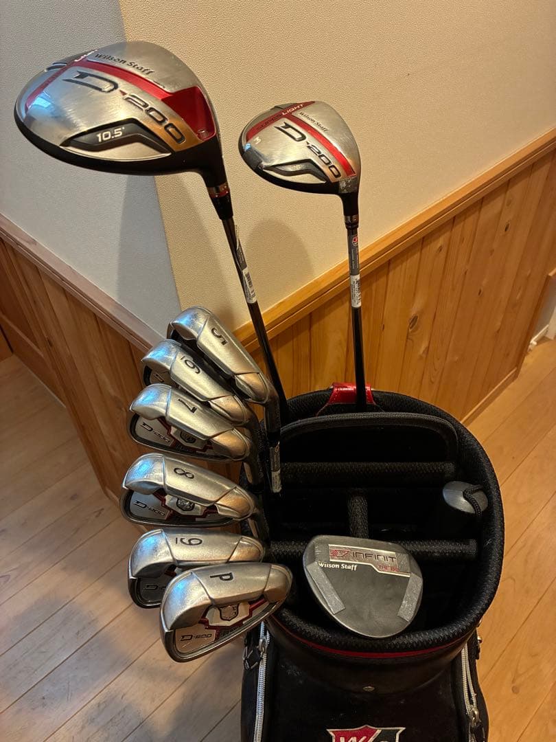 Wilson Staff ゴルフバッグ クラブセット メンズ　右利き用