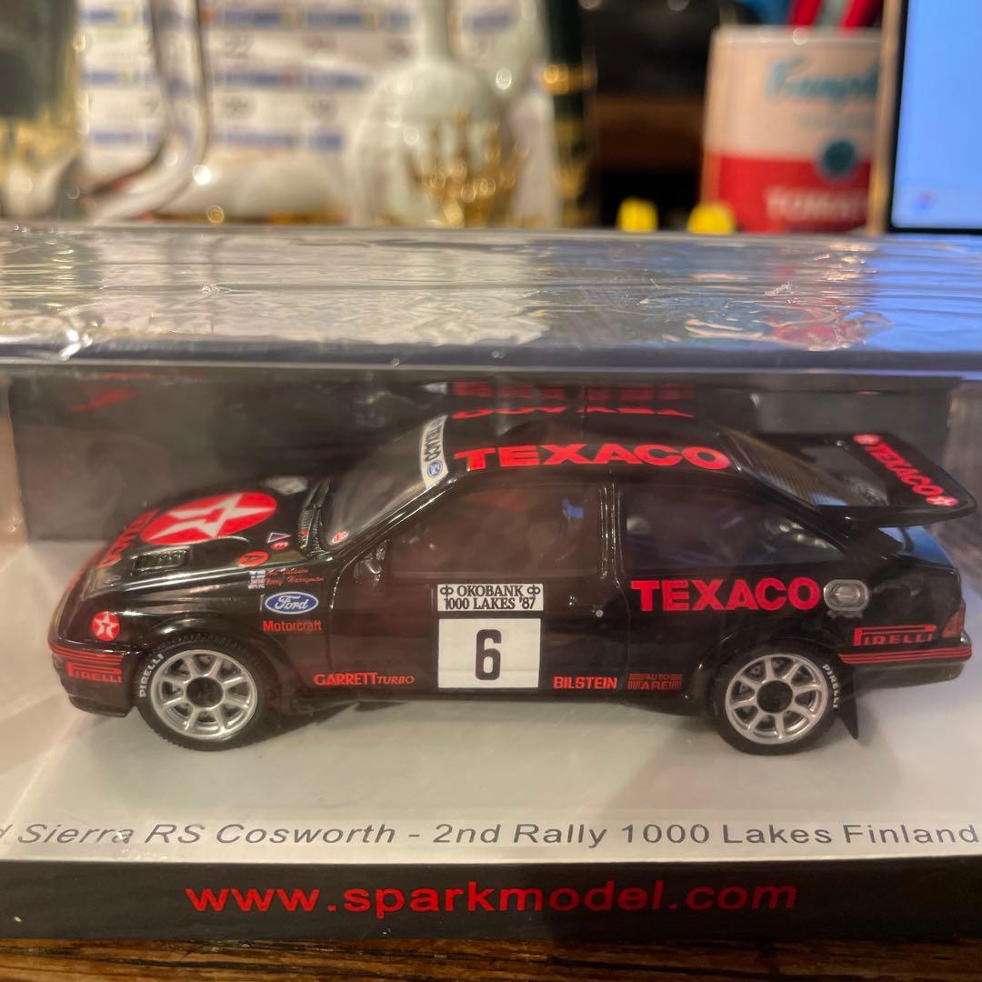 絶版　1/43 テキサコ　フォード　シエラ　RS コスワース　1987 WRC