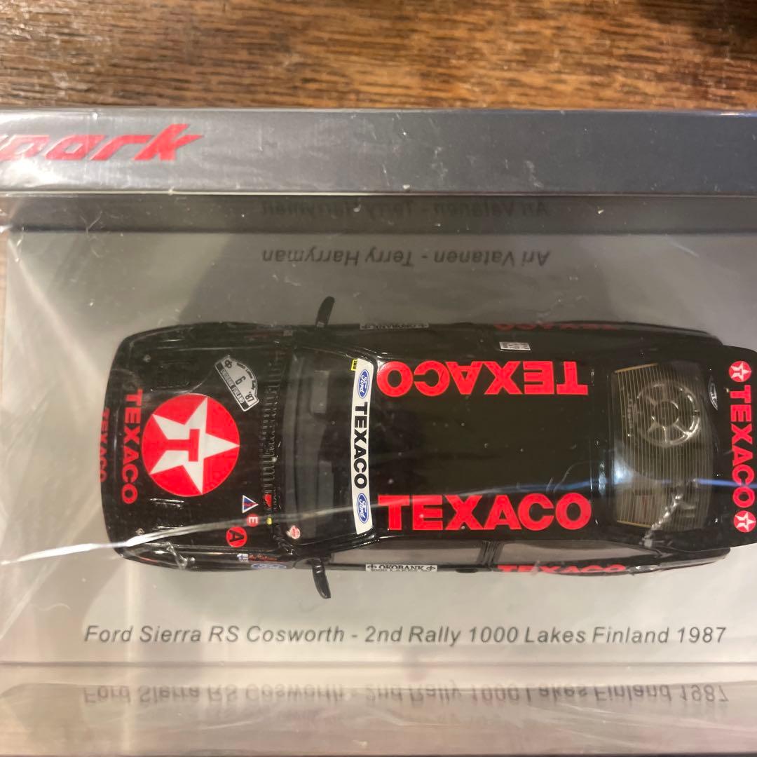 絶版　1/43 テキサコ　フォード　シエラ　RS コスワース　1987 WRC