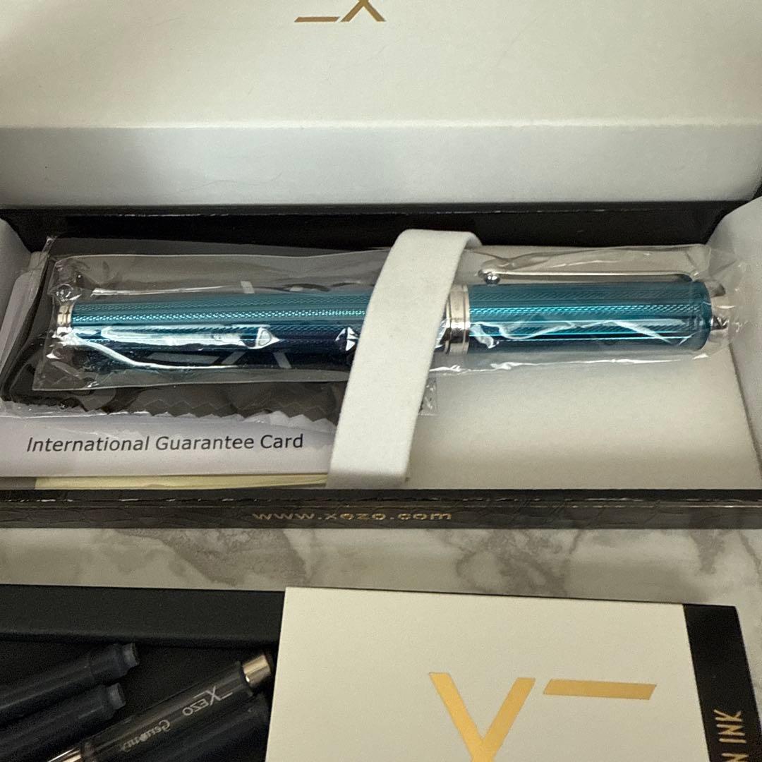 XEZO 万年筆 ディープブルー 未使用品
