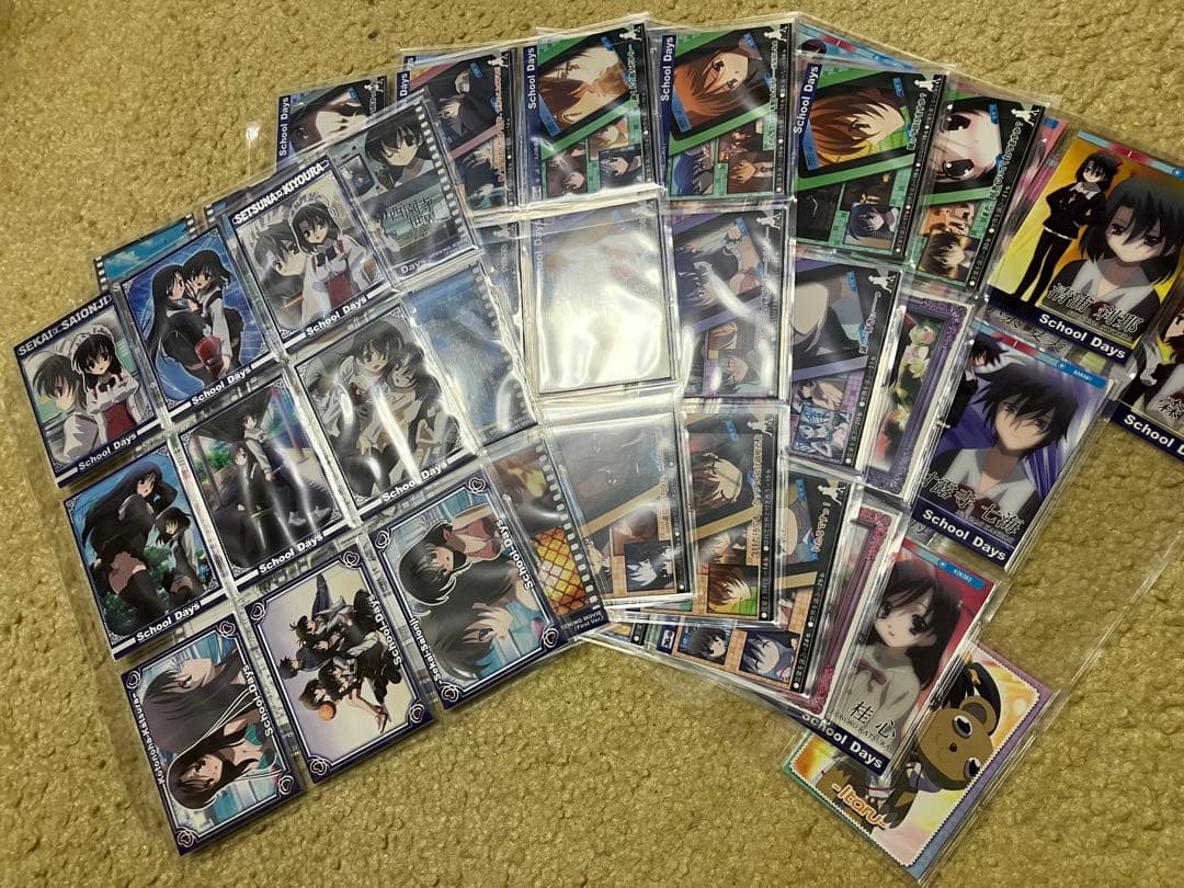 school Days スクールデイズ　トレーディングカード　フルコンプ　セット