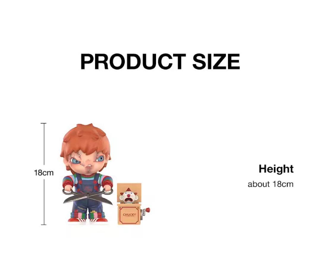 【海外限定】　hirono チャッキー フィギュア 約18cm