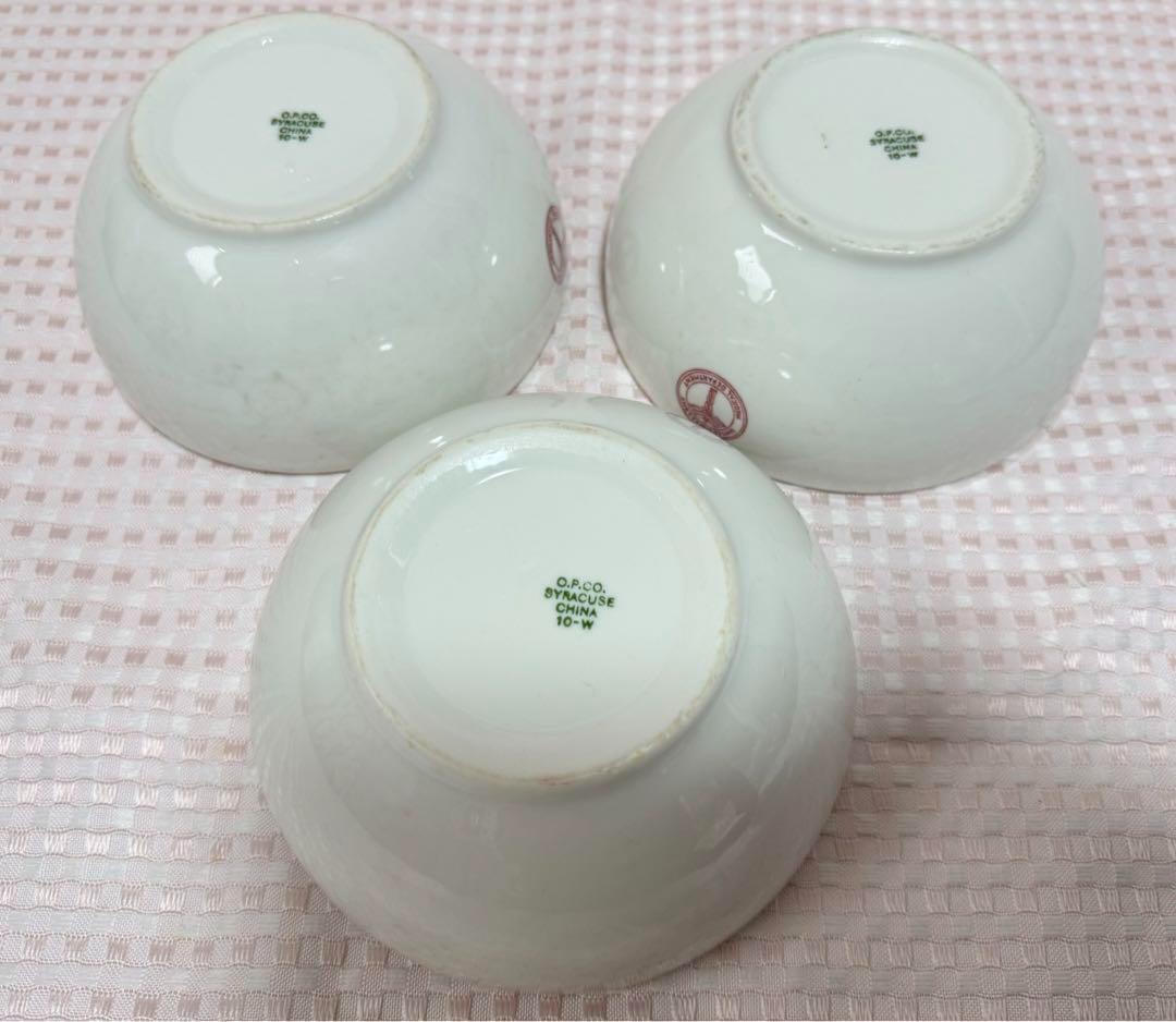 米軍 実物 シリアルボウル SYRACUSE CHINA