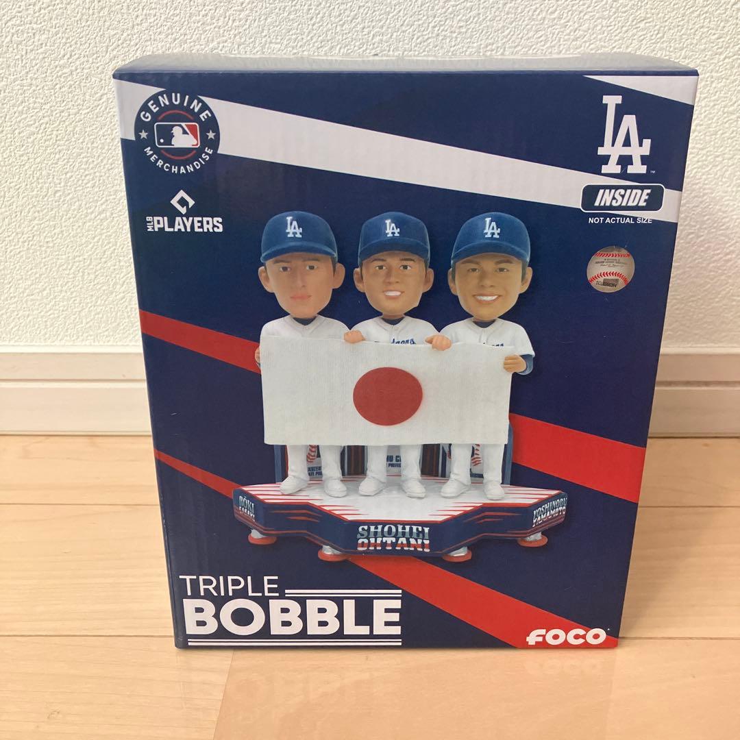 ドジャース日本人3選手　ボブルヘッド