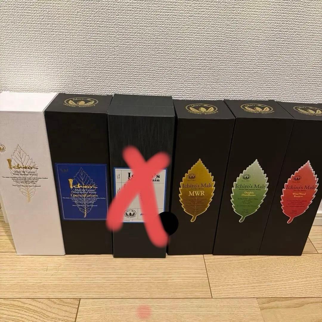 イチローズモルトの6本セットIchiro's Malt