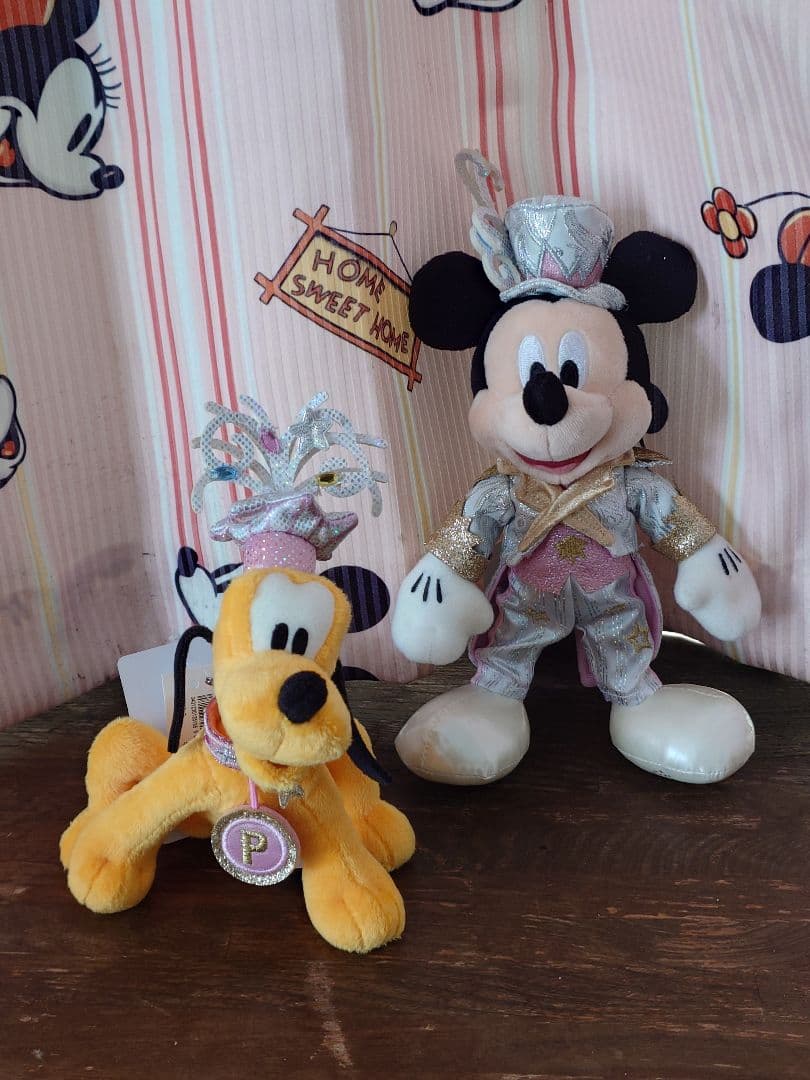 TDS　ビリーブ　ミッキー、ドナルド、プルート、グーフィー　ぬいバセット　新品