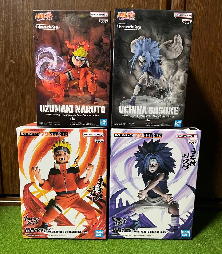 パァ　NARUTO ナルト & サスケ フィギュアセット
