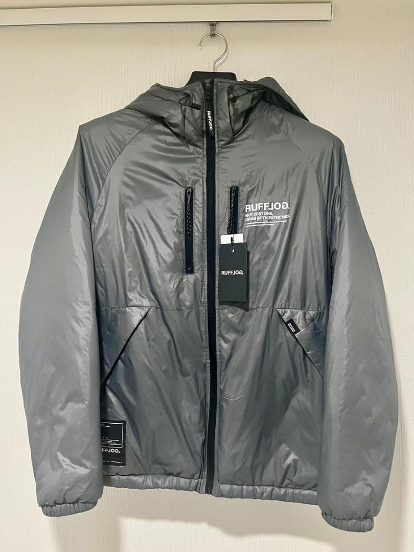 新品 RUFFLOG LIGHT HOODIE JACKET GRAY Sサイズ