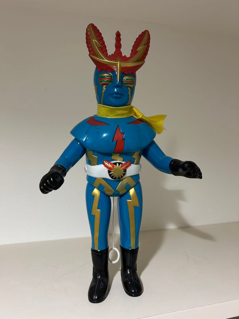 増田屋　マスダヤ　トーキング　イナズマン　復刻版　ソフビ　検）　旧バンダイ