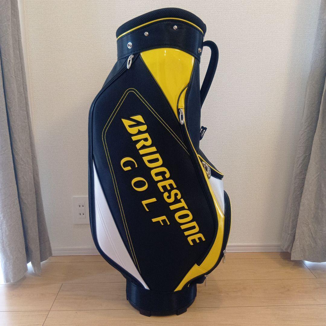 ★新品・未使用★ BRIDGESTONEキャディバッグ 黒/黄　ブリヂストン