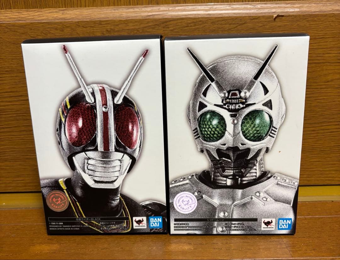 真骨彫　仮面ライダーブラック、シャドームーン 2体セット　未開封