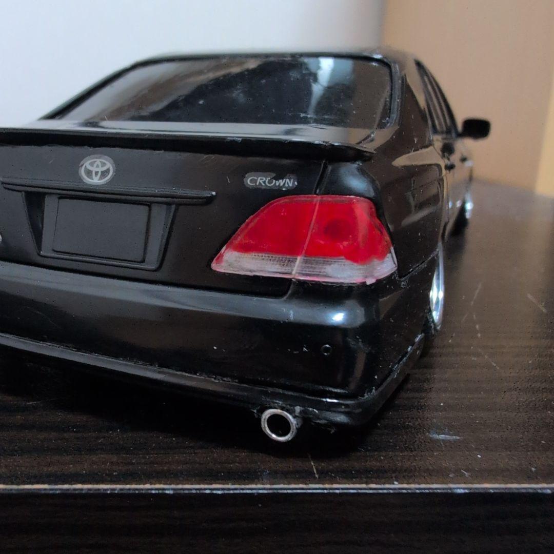 AOSHIMA 1/24スケール プラモデル クラウン セルシオ 本体のみ