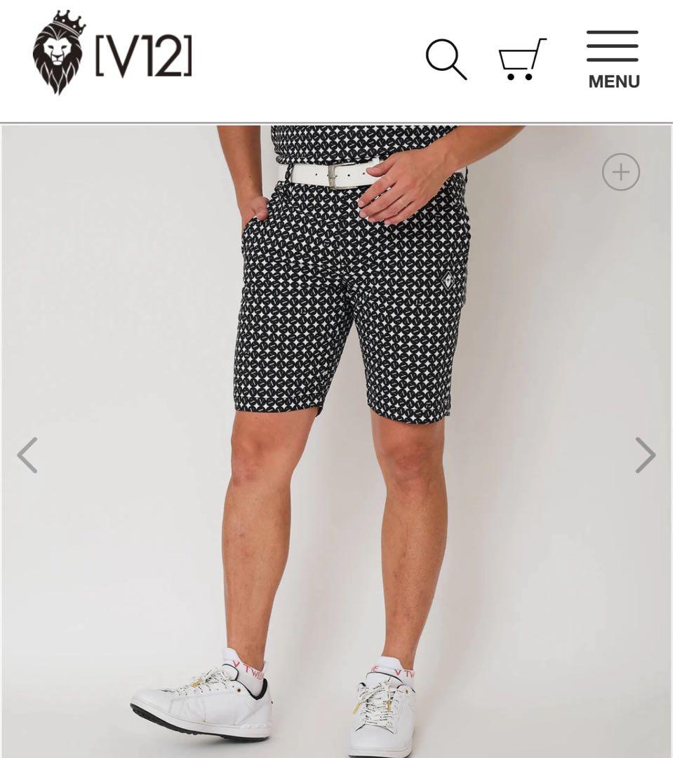 V12 CIRCLE CIRCLE SHORTS メンズショートパンツ
