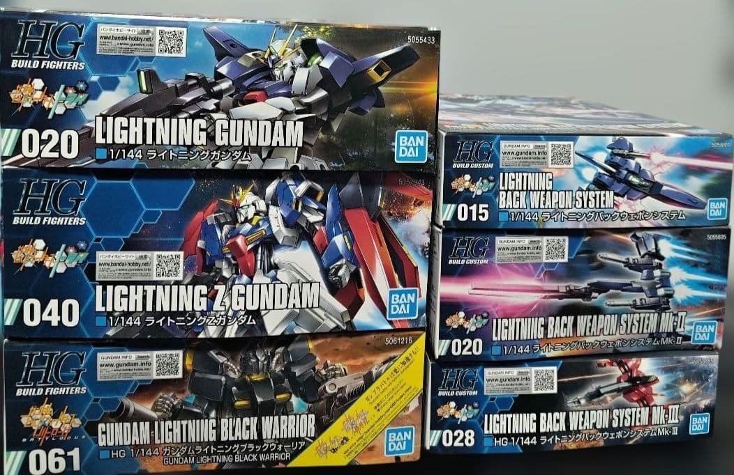 HG ライトニングZ ライトニングガンダム ブラックウォーリア ウェポン セット