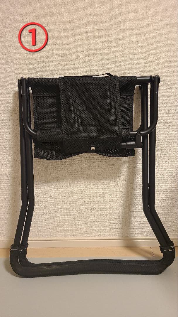 peak　FDチェアワイド　ブラック　2個セット