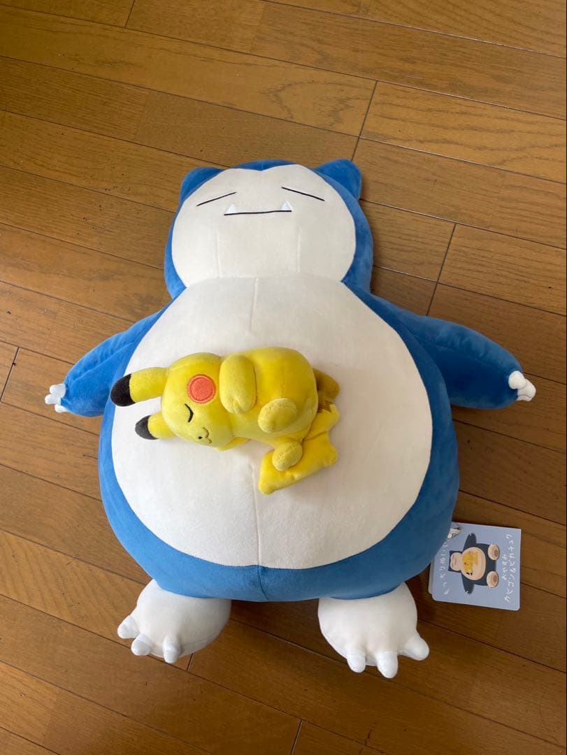 もっちりぬいぐるみ Pokémon Sleep おやすみカビゴン&ピカチュウ