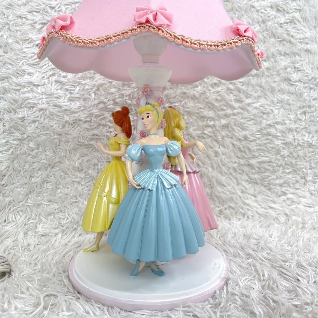 美品✨ディズニー　ルームライト プリンセス　シンデレラ　美女と野獣　眠れる森の姫