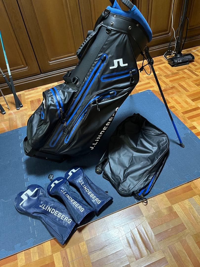 J.LINDEBERG キャディバッグ ヘッドカバーセット