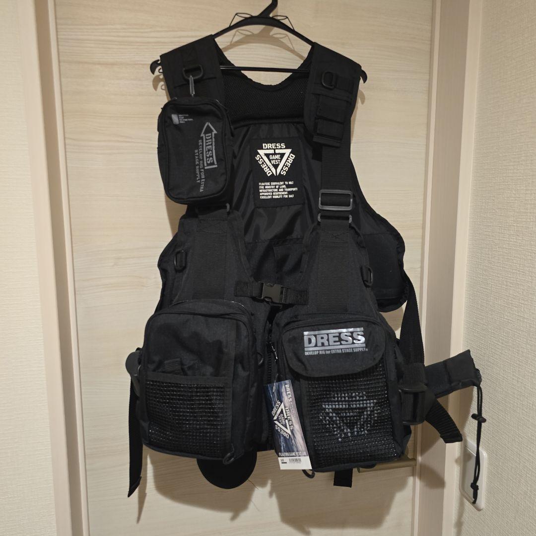 DRESS フィッシングベスト ブラック