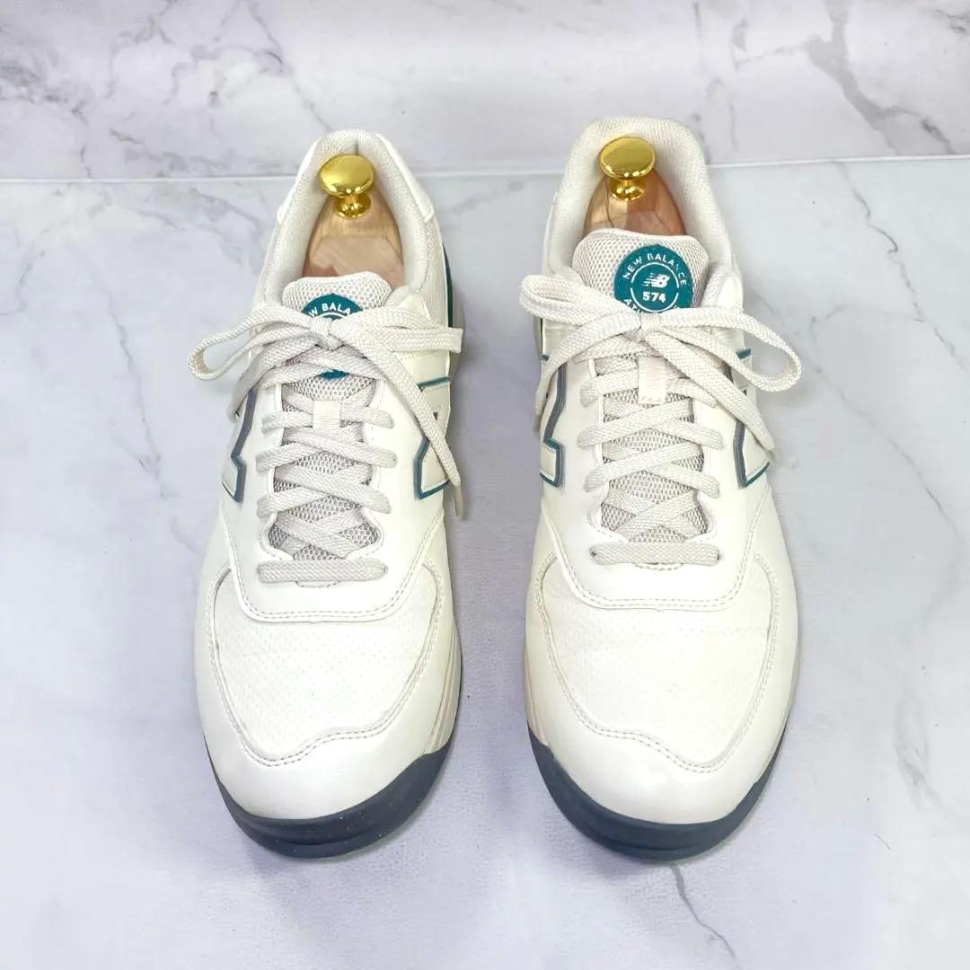 【美品・訳あり】new balance ゴルフシューズ 左27㎝ 右26.5㎝
