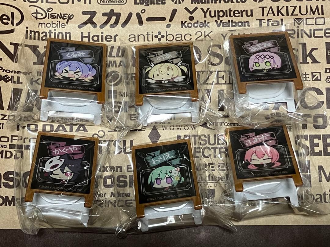 ゆずソフト ララジャム コラボカフェ 天使☆騒々 ミニアクリルクリップ　全6種