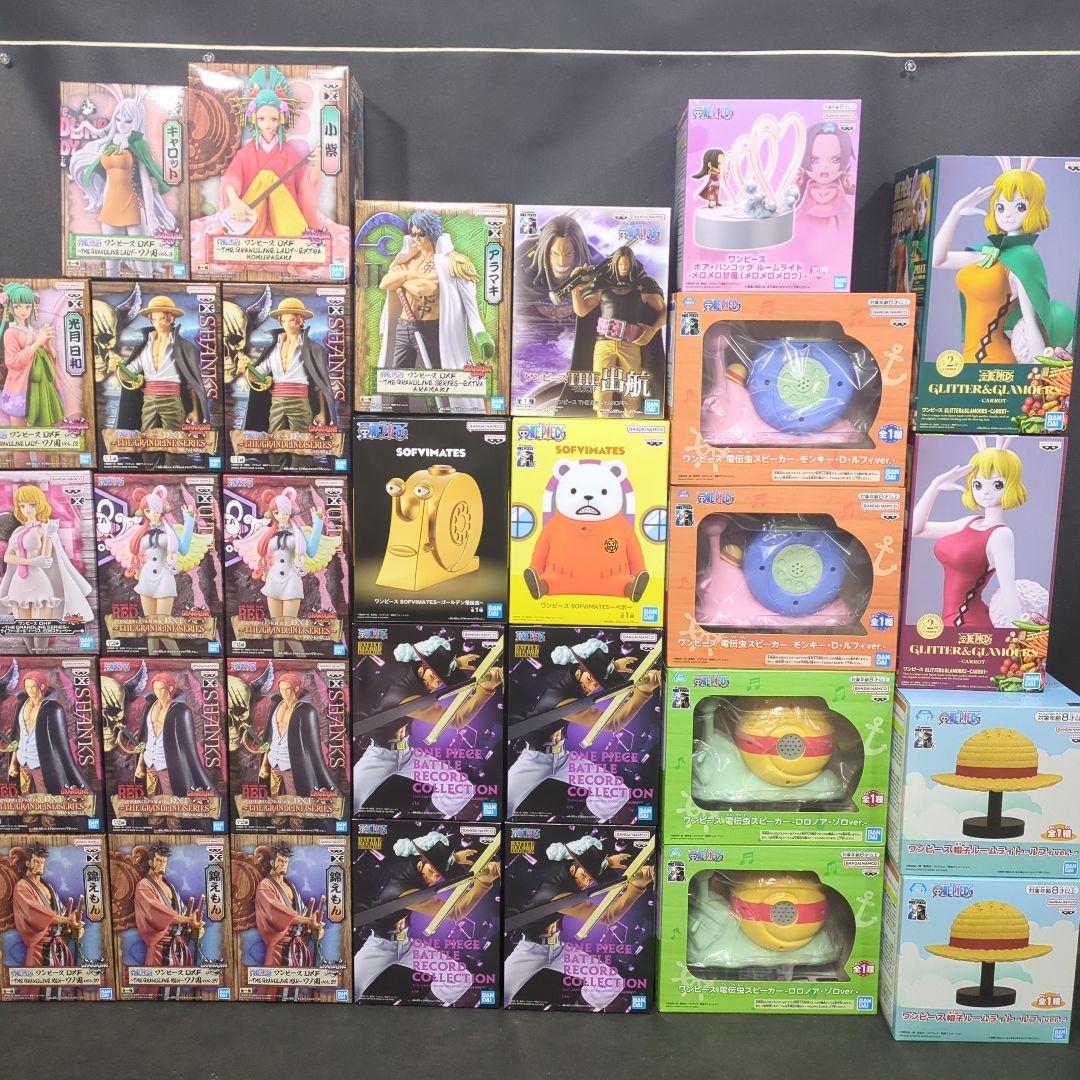 ワンピース　フィギュアまとめ売り　シャンクス　ミホーク　電伝虫　ルームライト　等