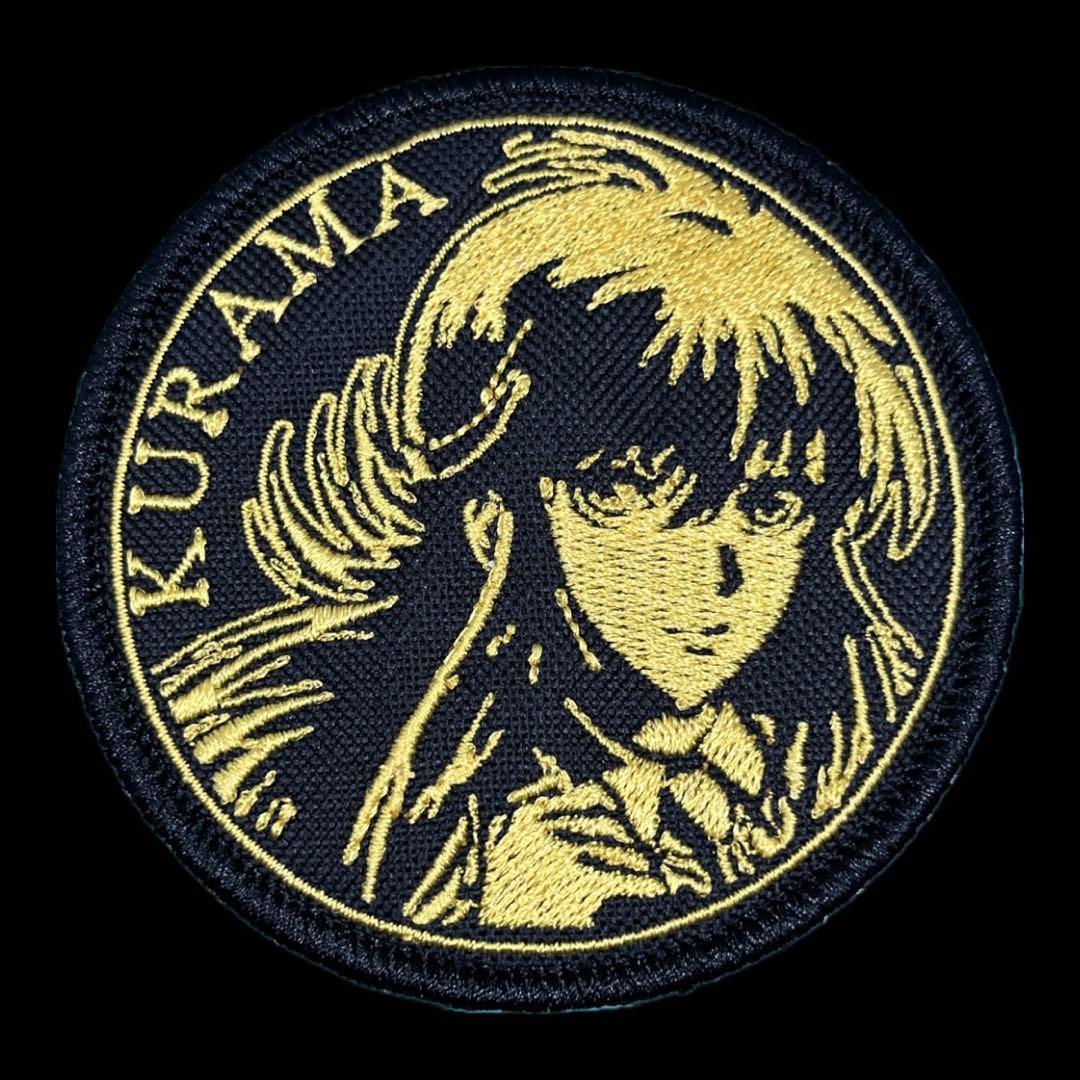 幽☆遊☆白書 蔵馬 刺繍ベルクロパッチ 直径約9cm