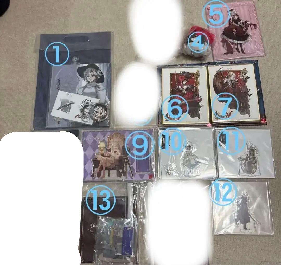 バラ売り⭕️第五人格 IdentityV アクスタ クリアファイル ぬい 血の女王