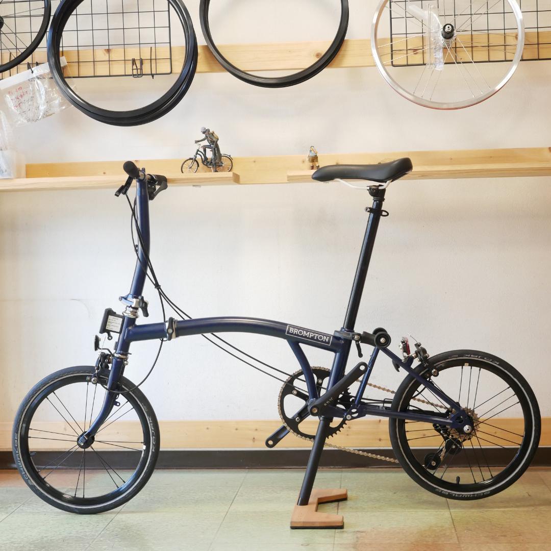 英国　BROMPTON 外装6速　Sハンドル　フルカスタマイズ　スポーティ仕様