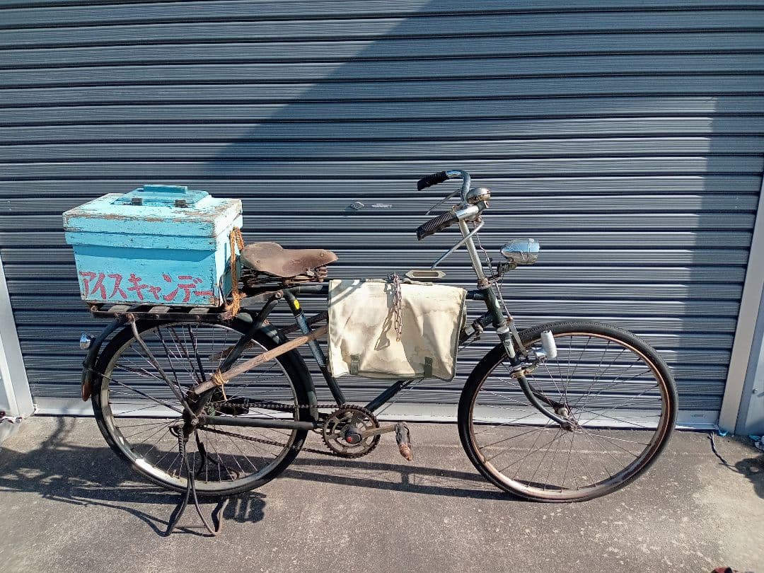 レトロ自転車　装備付き　オーバーホール済み　引き取り限定　乗れます