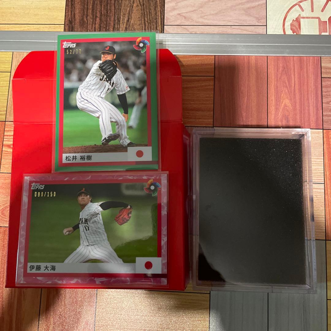 wbc topps teams japan ノーマルコンプリート＋シリアル　松井