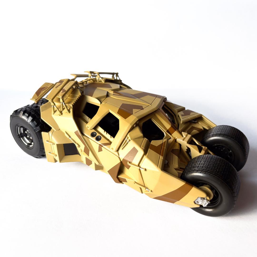 マテル ホットウィール バットモービル 2台セット 1/18　黒、カモフラ