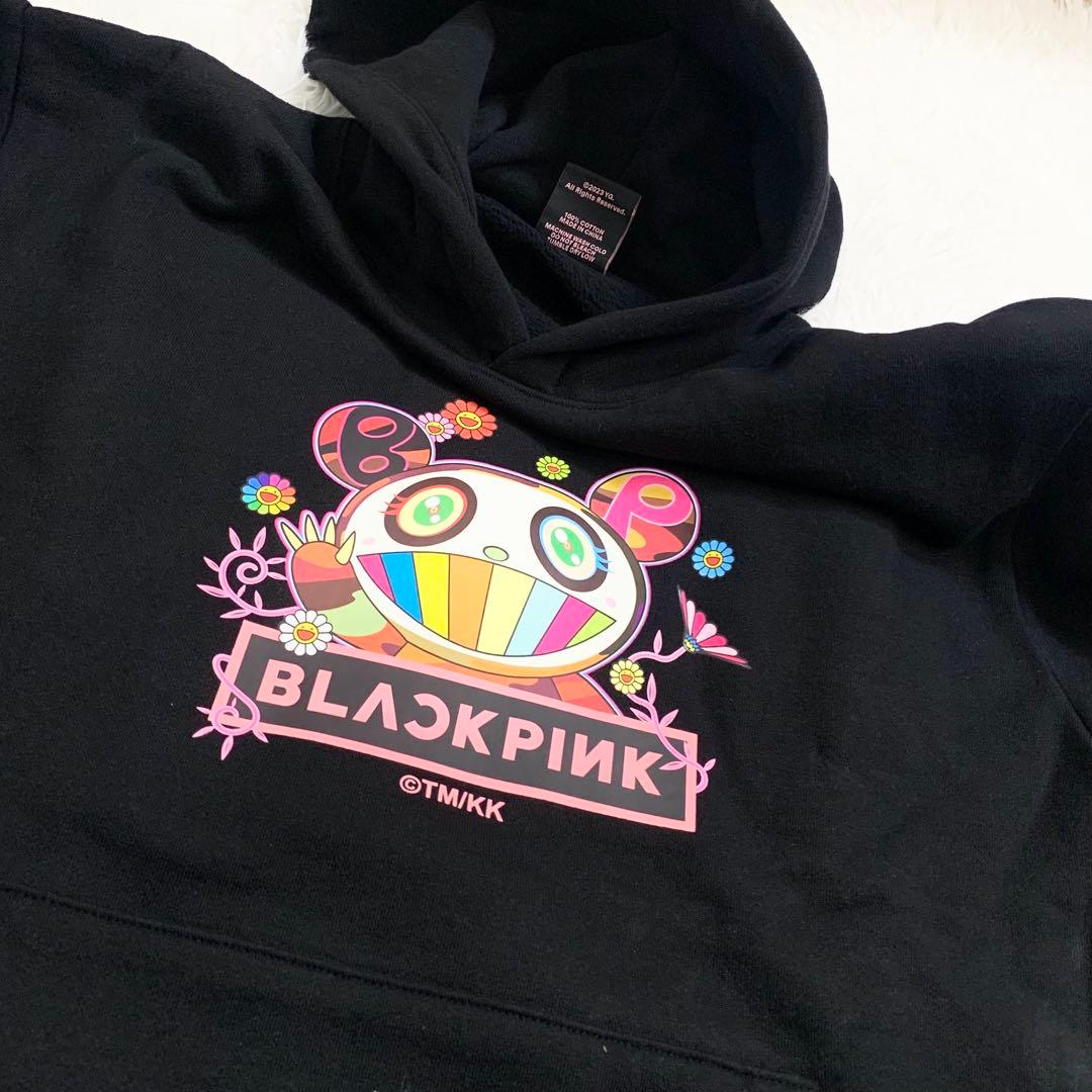 【入手困難】 BLACKPINK × カイカイキキ パーカー L 村上隆 黒
