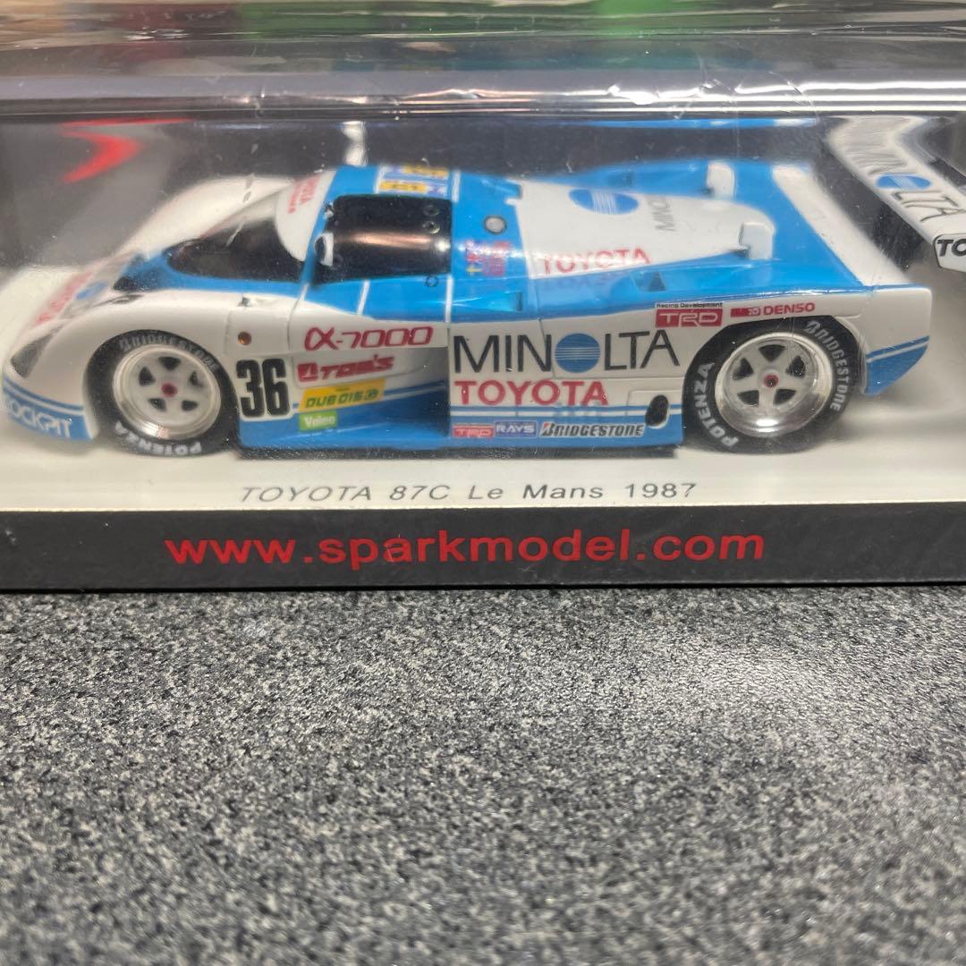 SPARK 1/43 TOYOTA 87C ルマン 1987